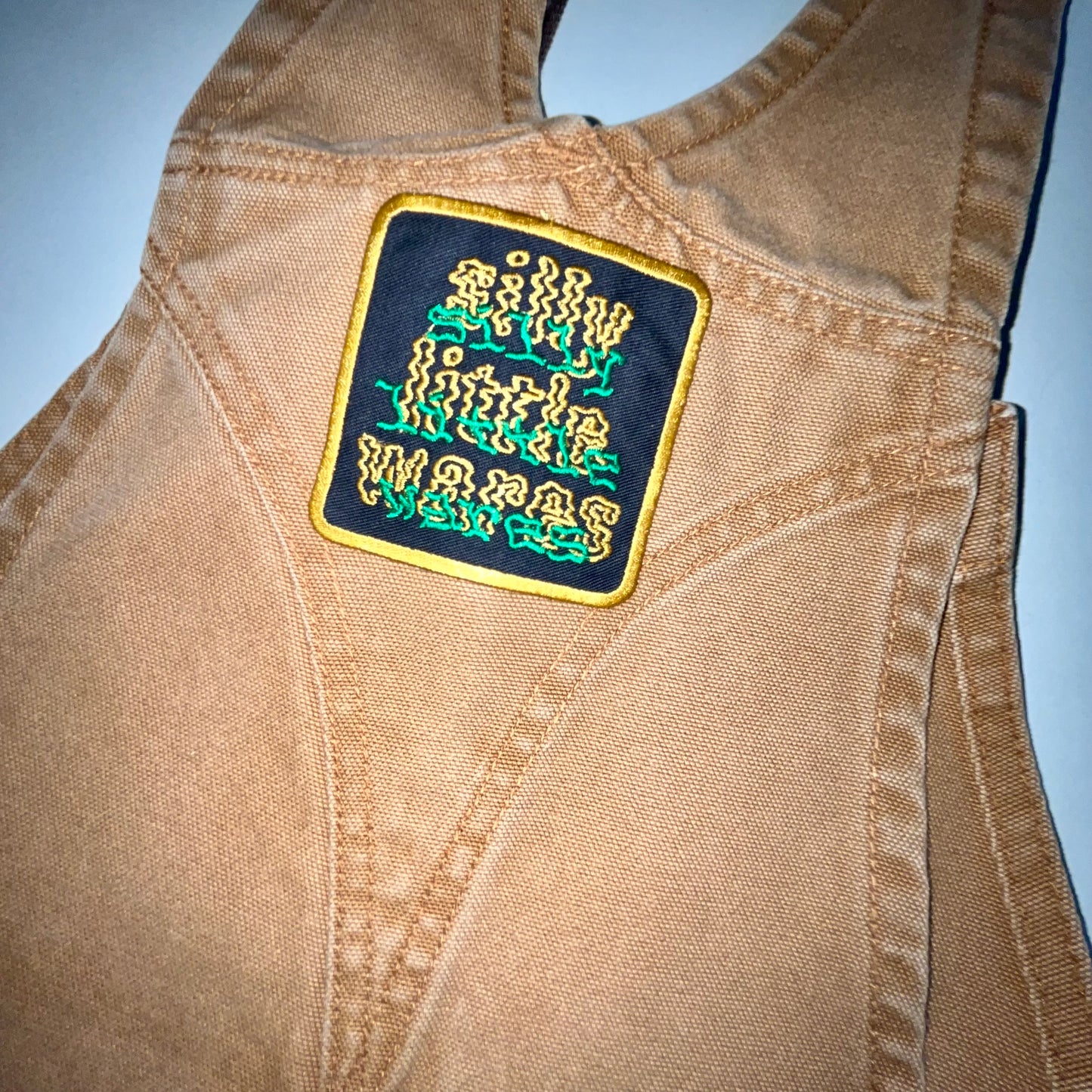 floral/goblins - vintage carhartt overalls